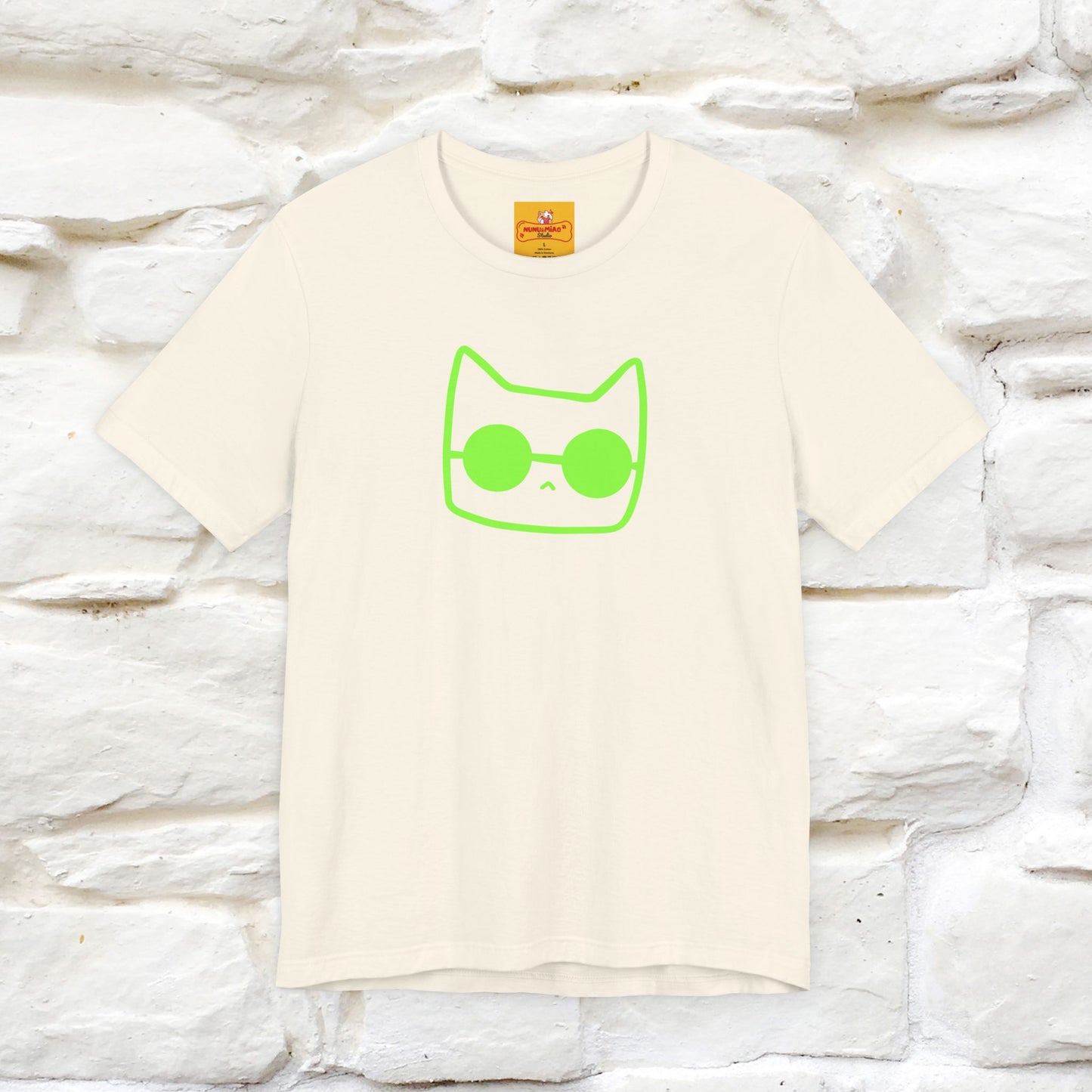 ''Everything Will Be Ok '' Cat T-Shirt Front and Back Design | Nunu&Miao Studio