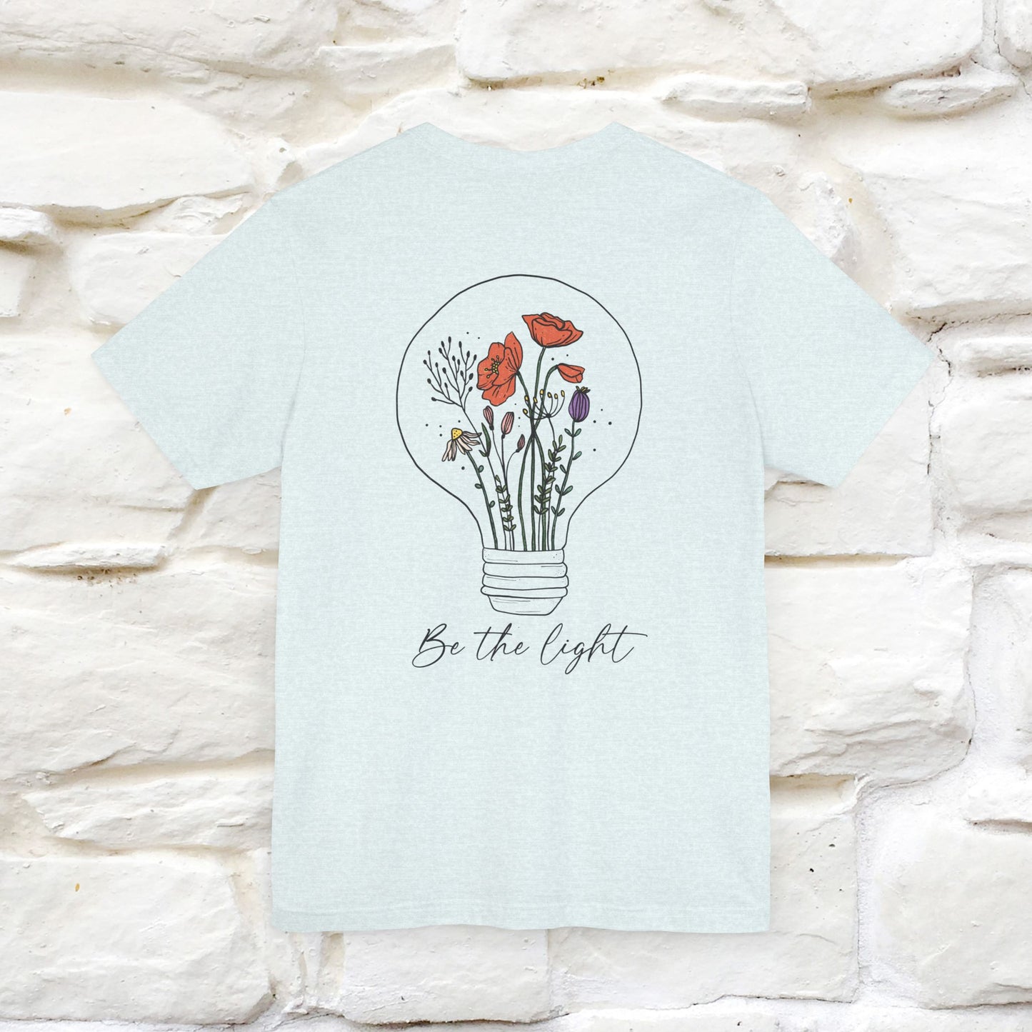 "Be The Light" Cat T-Shirt for Men & Women | Front & Back Design | 100% Cotton* 🐾