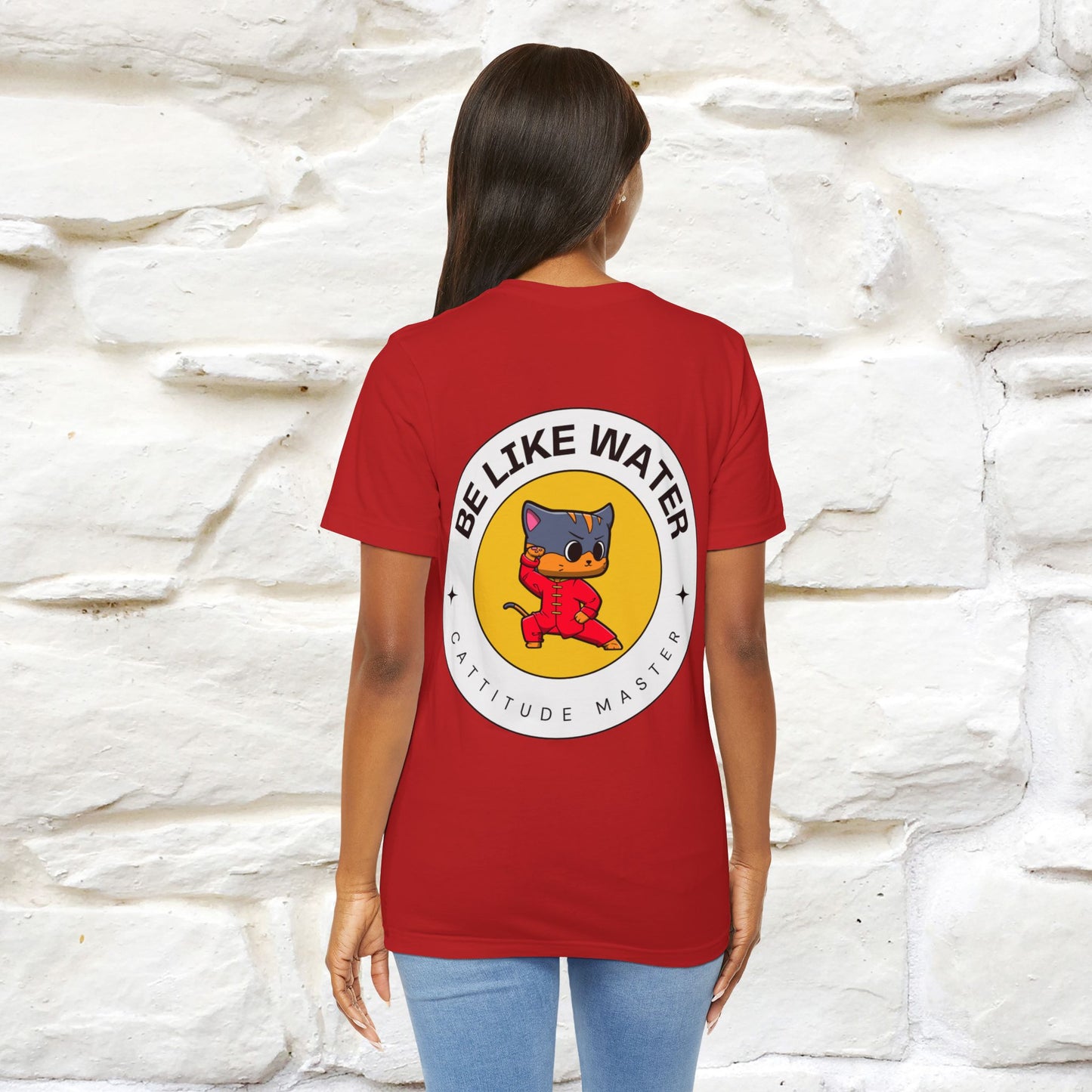 "Be Like Water: Cattitude Master | Cat T-Shirt |Nunu&Miao Studio