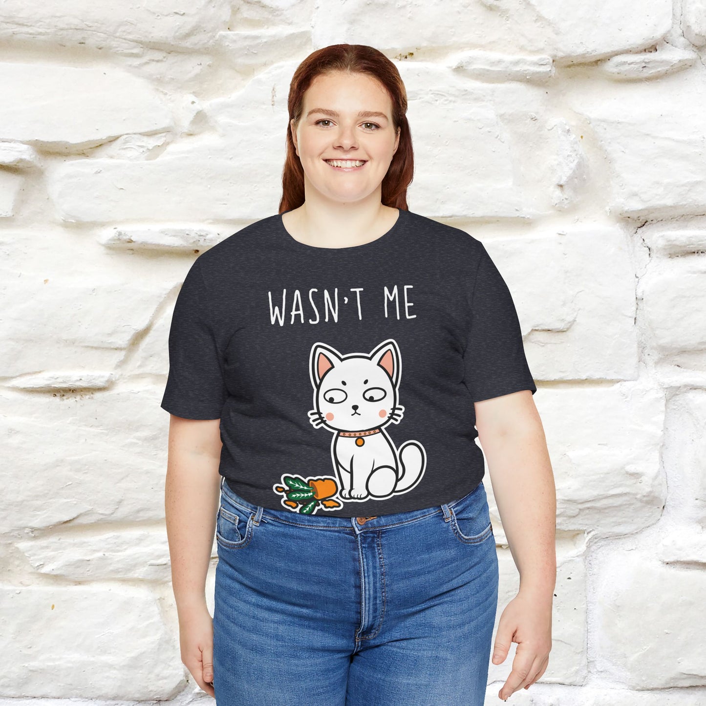 "Wasn't Me" Cat T-shirt for Men & Women | 100% Cotton 🐾