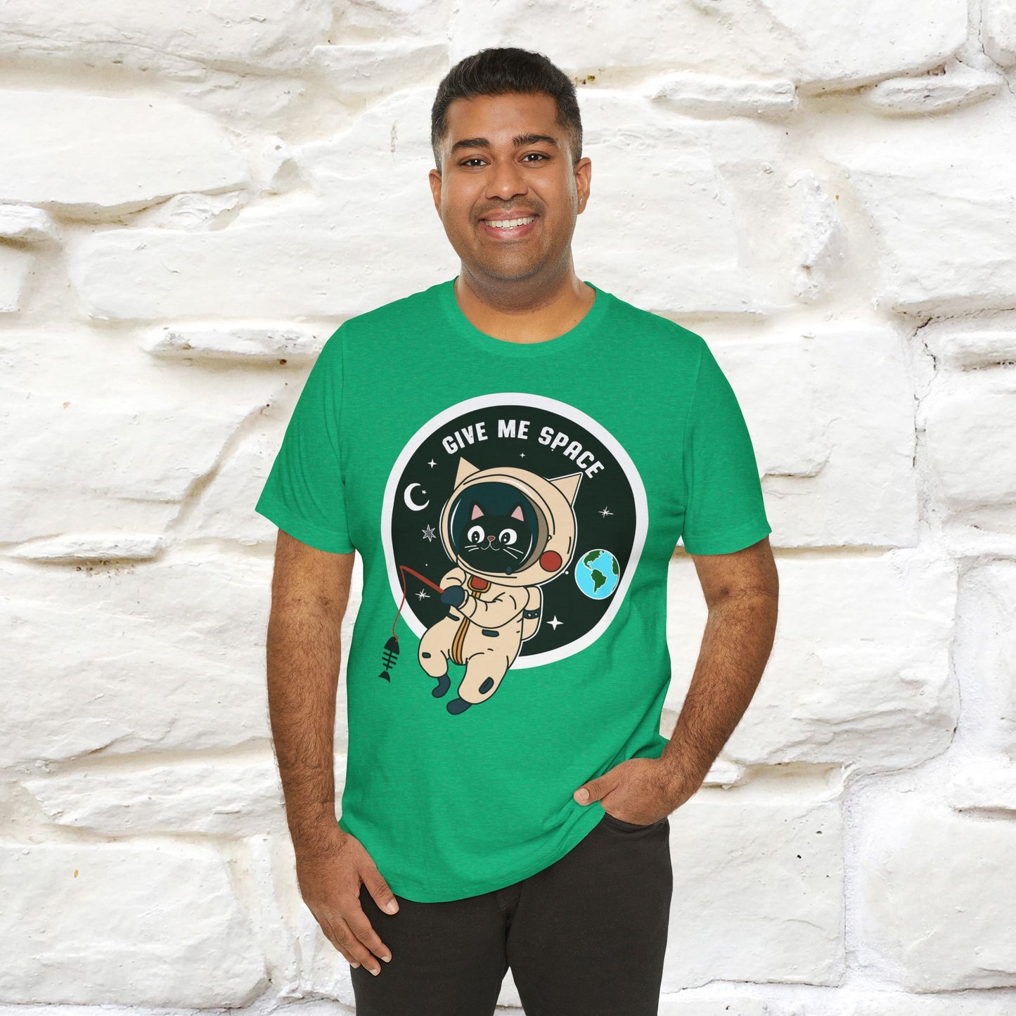 Give Me Space Cat T-Shirt for Men & Women | 100% Cotton* Funny  Tee