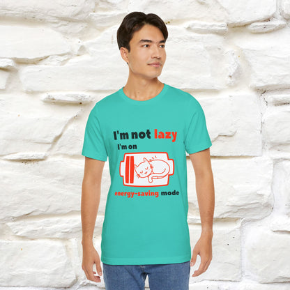''I am Not Lazy...'' Cat T-Shirt | Nunu&Miao Studio