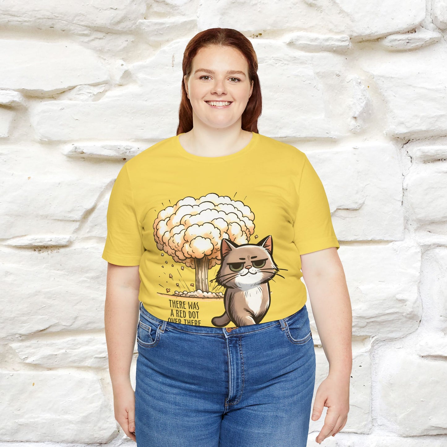 ''The Red Dot Chase'' Funny Cat T-Shirt | Nunu&Miao Studio
