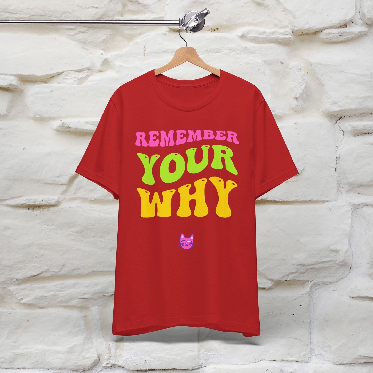 ''Remember Your Why'' T-shirt for Women 100% Cotton* - Nunu&Miao Studio