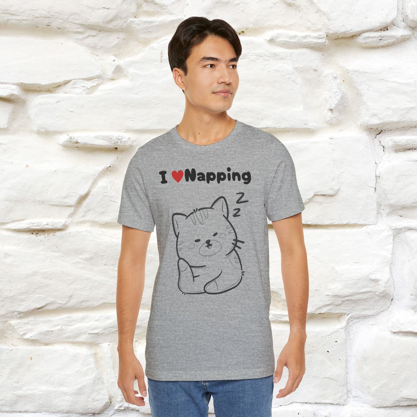 "I Love Napping" Cat T-Shirt for Men & Women | 100% Cotton* 🐾