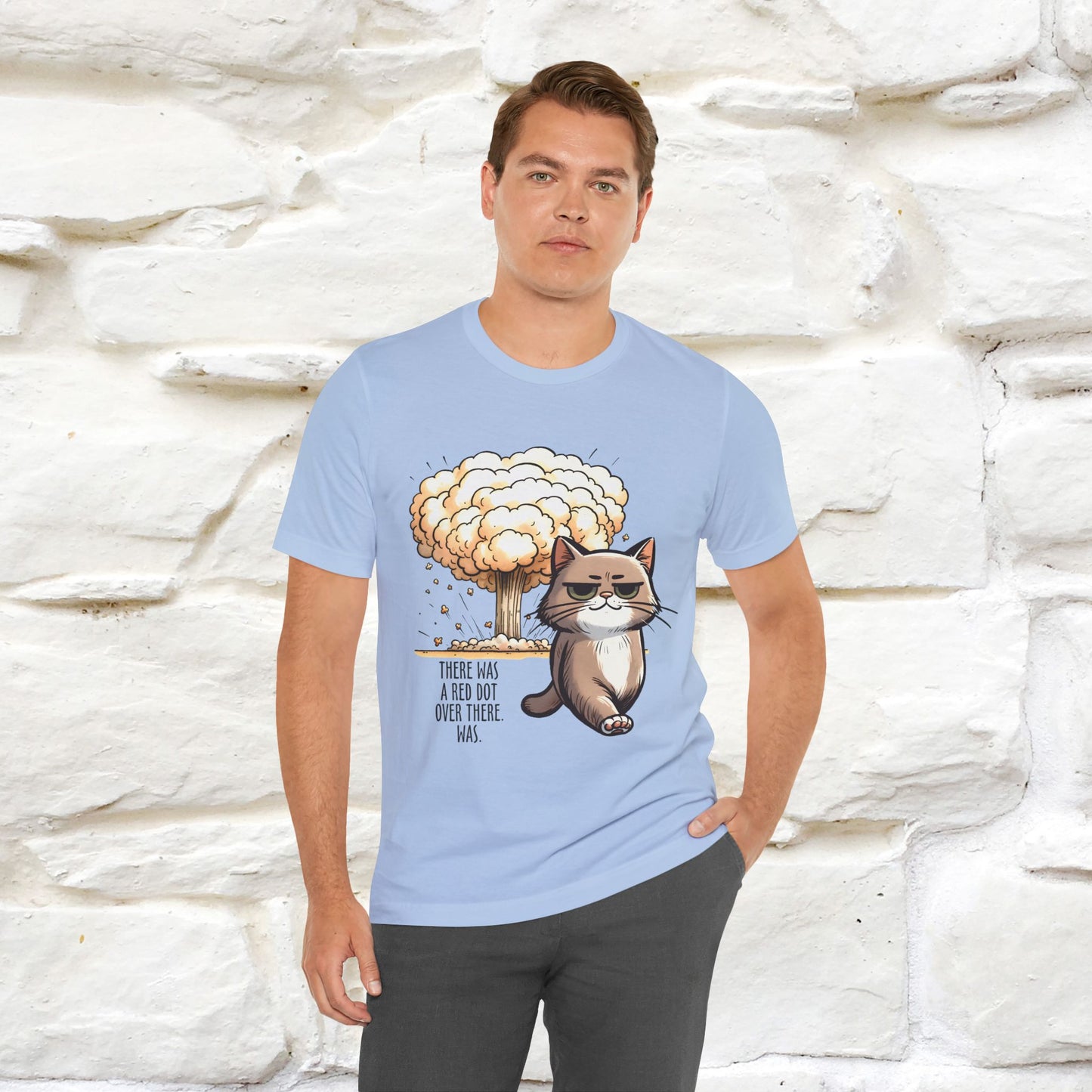 ''The Red Dot Chase'' Funny Cat T-Shirt | Nunu&Miao Studio