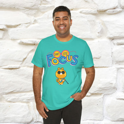 ''Don’t Lose Focus'' Cat T-Shirt | Nunu&Miao Studio