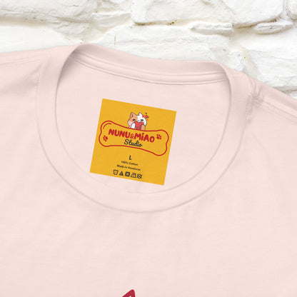 "I’m Happy, Which Often Looks Like Crazy" Cat T-Shirt| Front & Back Design | Nunu&Miao Studio
