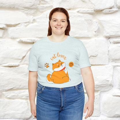 "Cat Lover" T-Shirt for Men & Women | 100% Cotton* | Purrfect Gift for Cat Enthusiasts