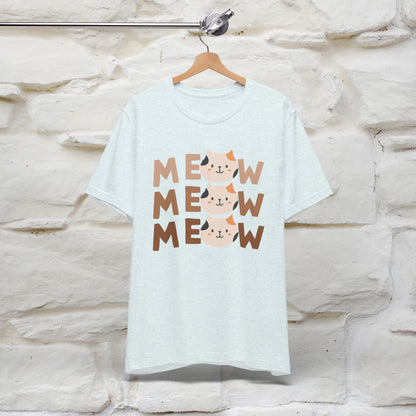 "Hello Autumn" Cat T-Shirt for Men & Women | 100% Cotton | Seasonal Feline Fashion