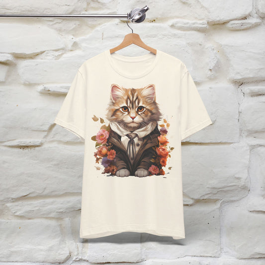 ''Charismatic'' Cat T-shirt for Women 100% Cotton* - Nunu&Miao Studio