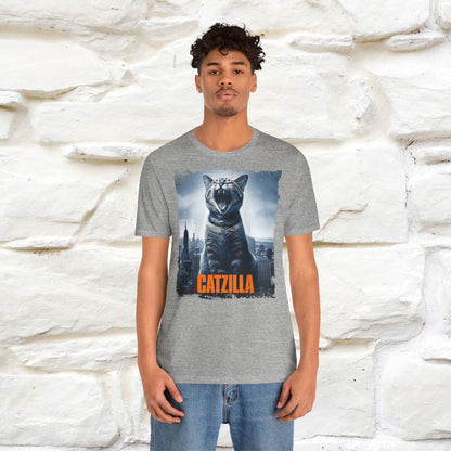 Catzilla T-Shirt | Fun Monster Cat Tee for Men & Women | 100% Cotton*