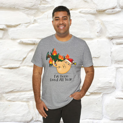 I've Been Good All Year | Festive Cat Christmas Shirt for Men & Women | 100% Cotton*