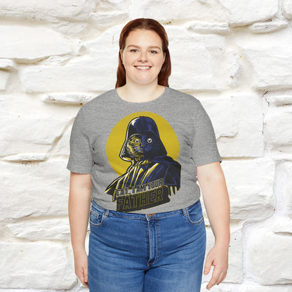 Cat I Am Your Father T-Shirt | Fun Cat & Movie Parody Tee for Men & Women | 100% Cotton