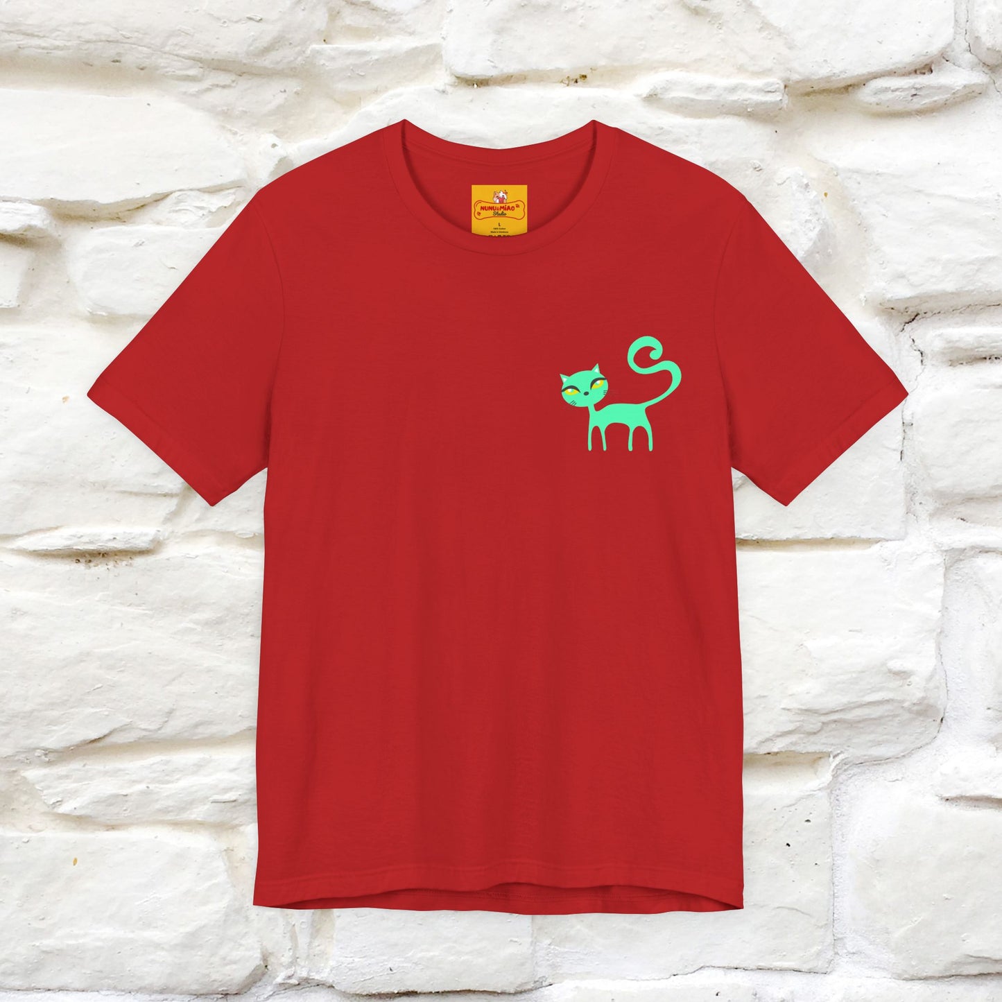 "Move Foreward Good Things Are Up Head" Cat T-Shirt| Front & Back Design | Nunu&Miao Studio