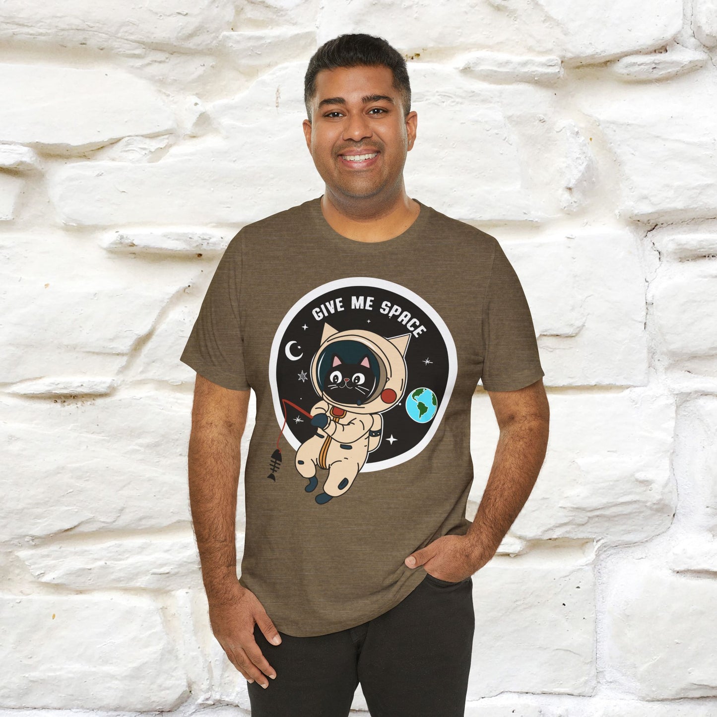 Give Me Space Cat T-Shirt for Men & Women | 100% Cotton* Funny  Tee