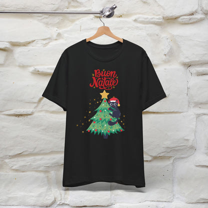 Buon Natale Cat T-Shirt | Italian Christmas Cat Shirt for Men & Women | 100% Cotton*