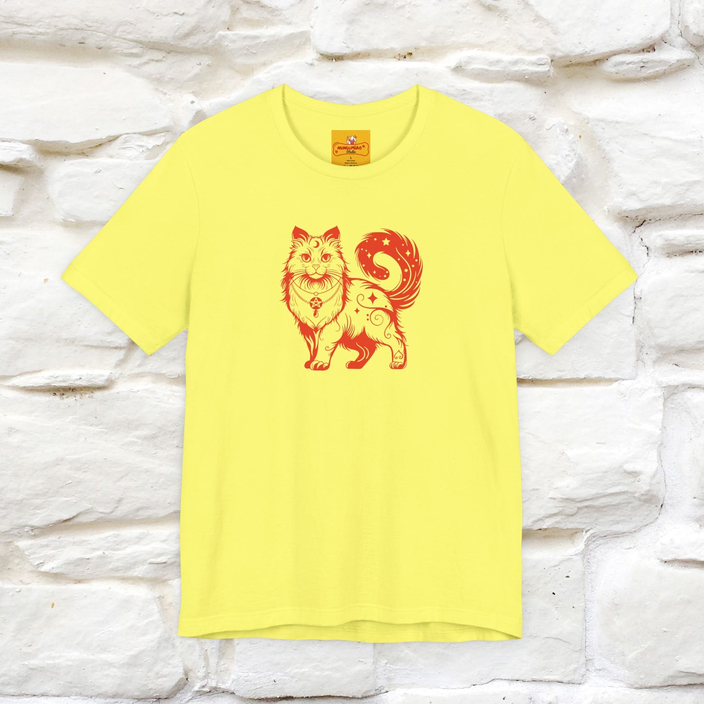 "The Third Eye'' Cat T-Shirt Front and Back Design | Nunu&Miao Studio