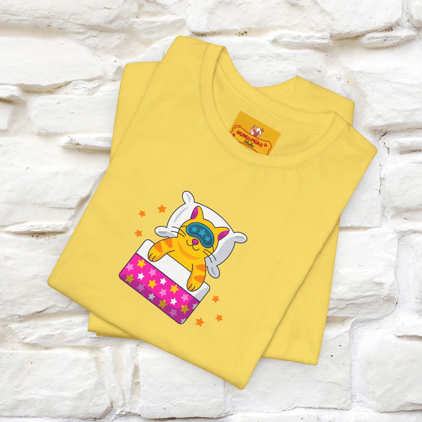 "I Am Sorry I Have Plans With My Bed" |  Cat T-Shirt | Front & Back Design | Nunu&Miao Studio