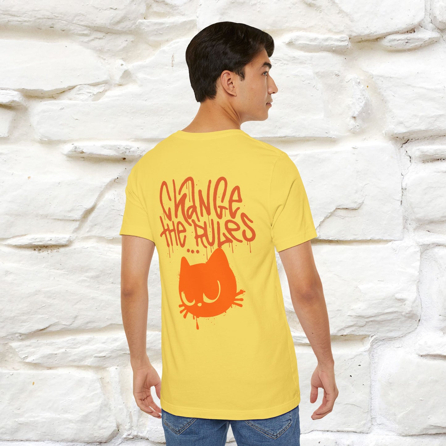 ''Change The Rules'' - Cat T-shirt -Nunu&Miao Studio