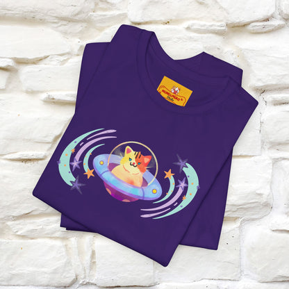 "Stay Positive'' Cat T-Shirt | Front & Back Design | Nunu&Miao Studio