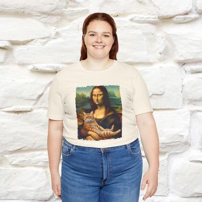 Mona Lisa’s Cat T-Shirt | Classic Art-Inspired Cat Tee for Men & Women | 100% Cotton