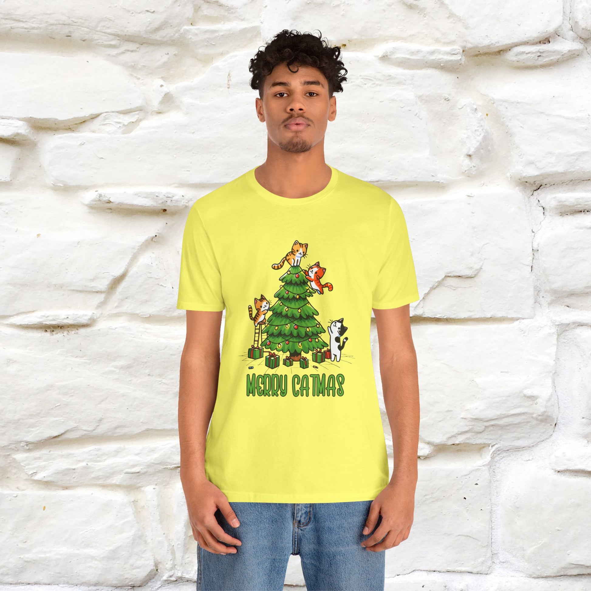 ''Merry Catmas'' | Cattitude Christmas Tee| Nunu&Miao Studio - Nunu&Miao Studio