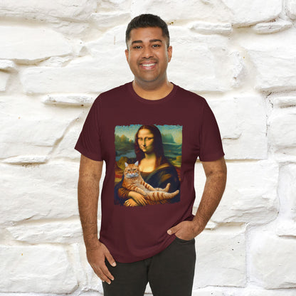 Mona Lisa’s Cat T-Shirt | Classic Art-Inspired Cat Tee for Men & Women | 100% Cotton*