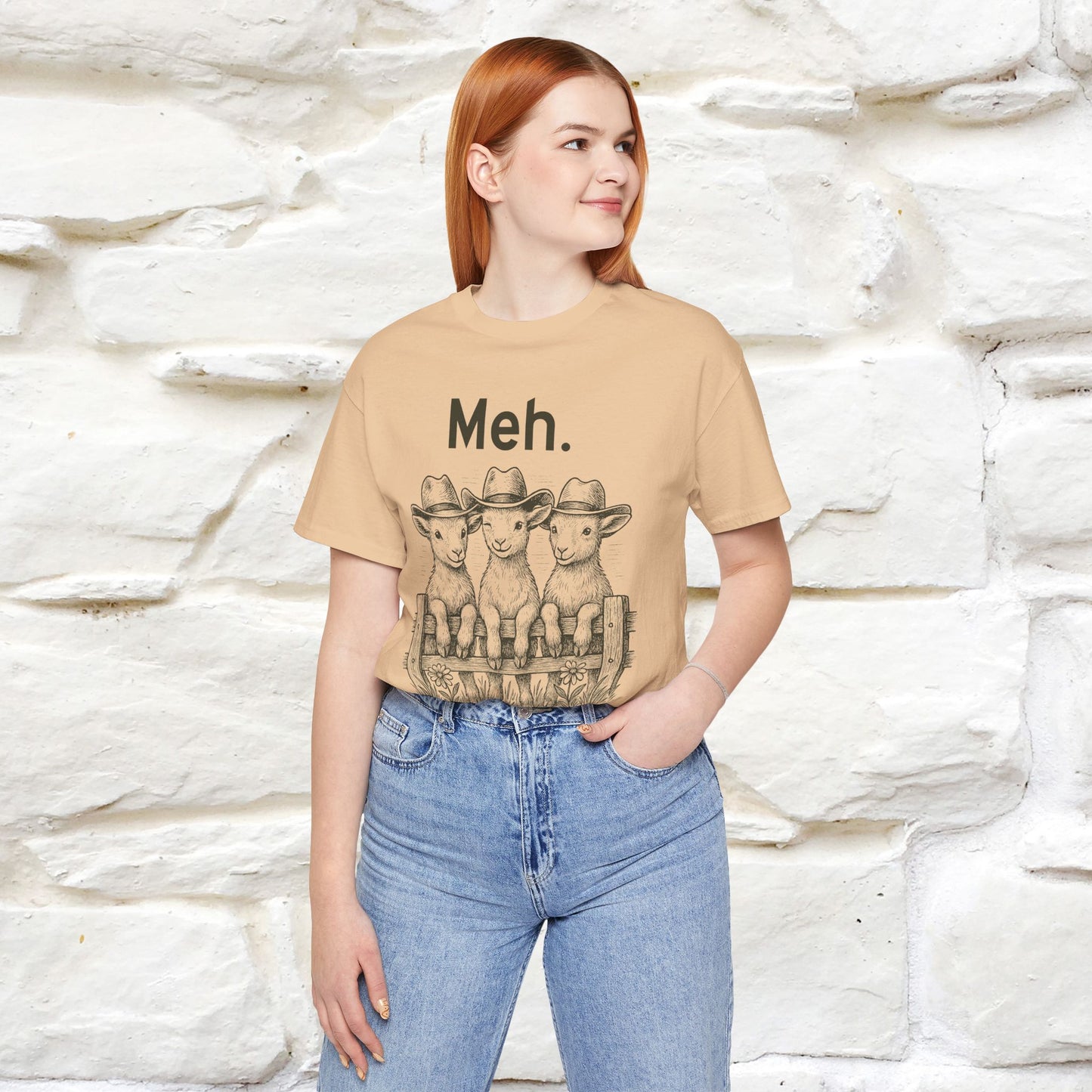 "Meh" Cute T-shirt |Nunu&Miao Studio