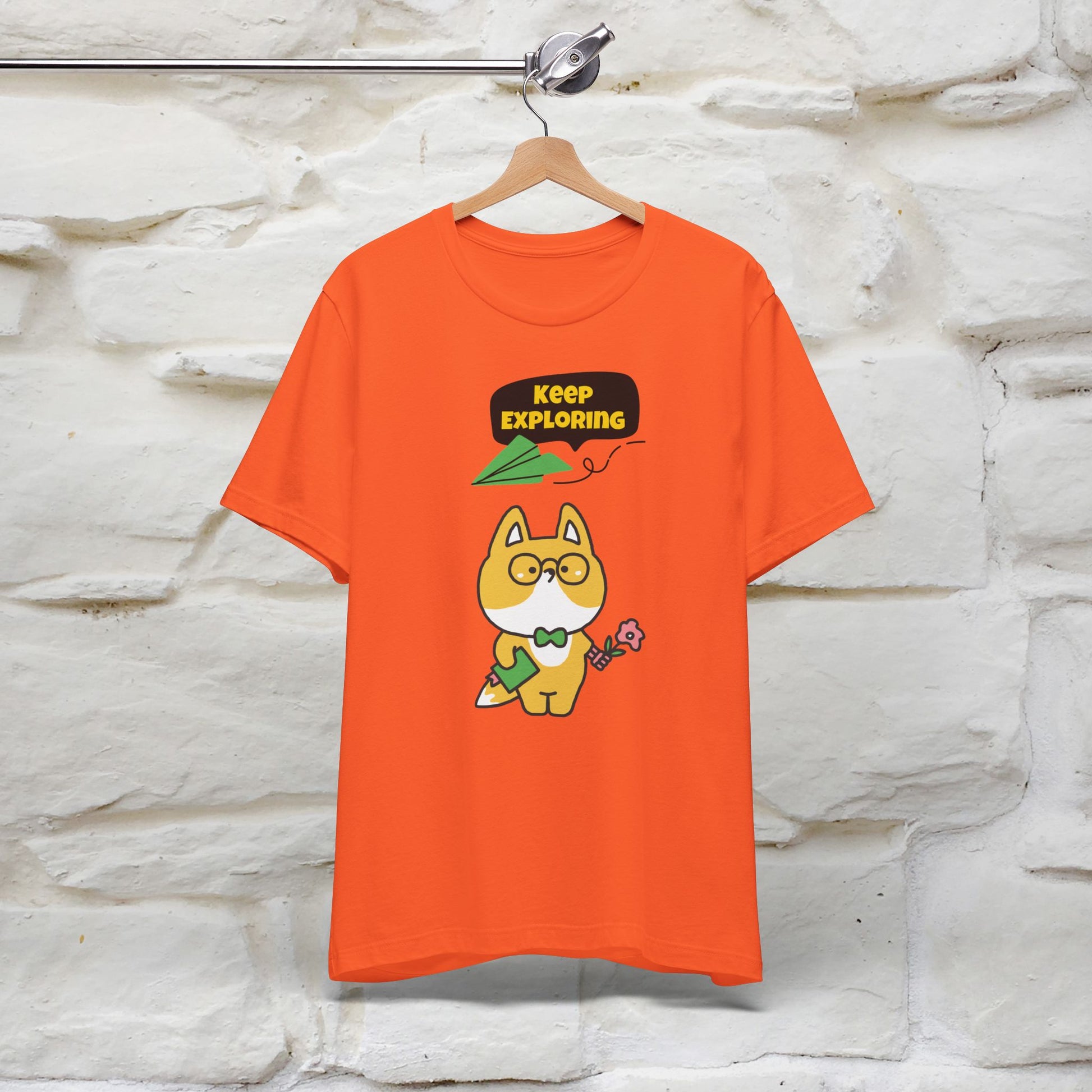 Keep Exploring T-Shirt for Men | 100% Cotton* Adventure Tee - Nunu&Miao Studio