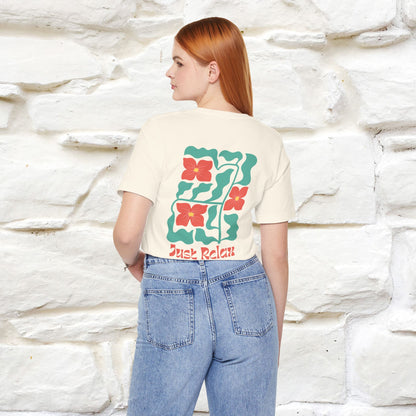 "Just Relax'' Cat T-Shirt Front and Back Design | Nunu&Miao Studio