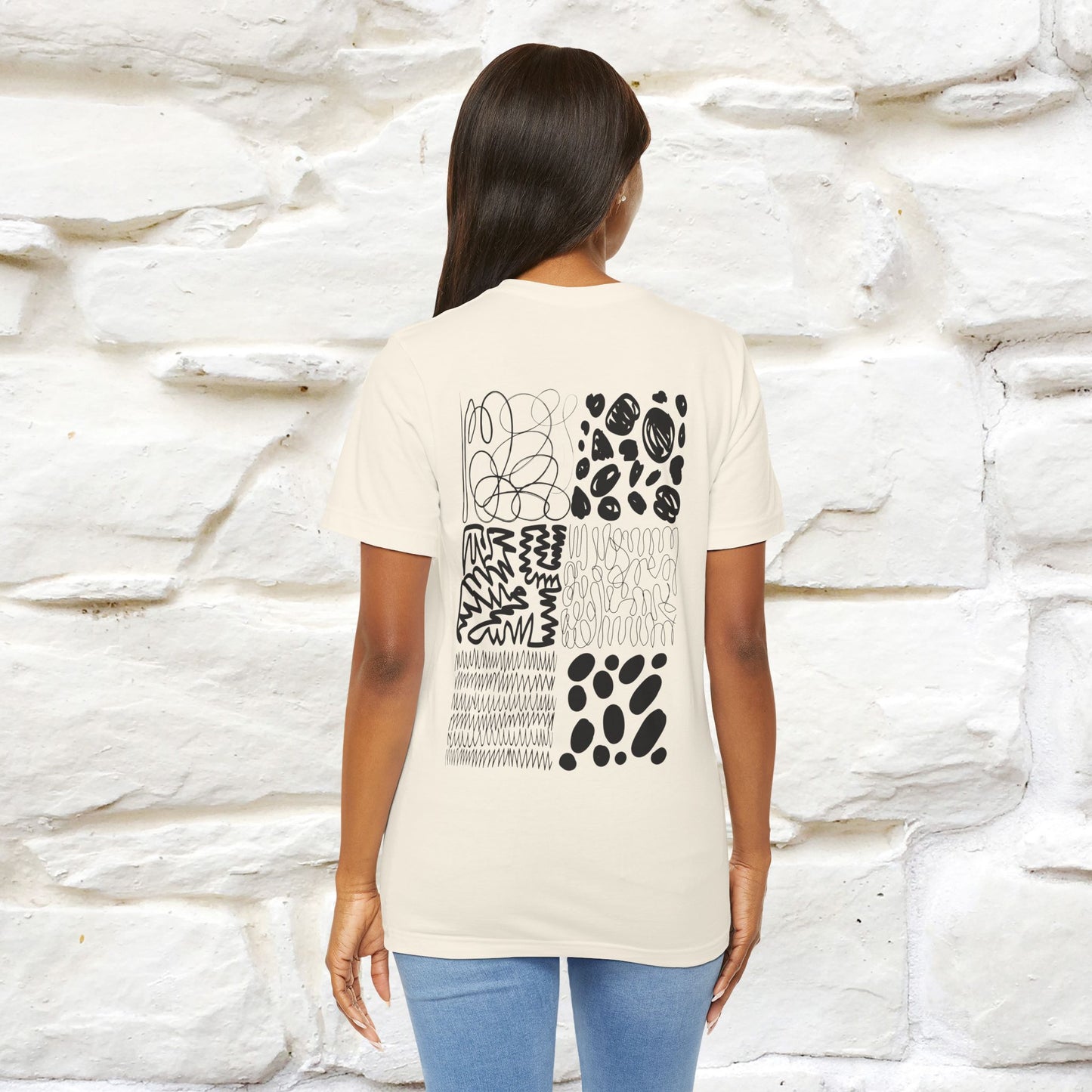 "Caos'' Cat T-Shirt Front and Back Design | Nunu&Miao Studio