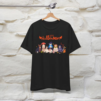 ''Happy Halloween Cat Family'' Unisex T-shirt 100% Cotton*