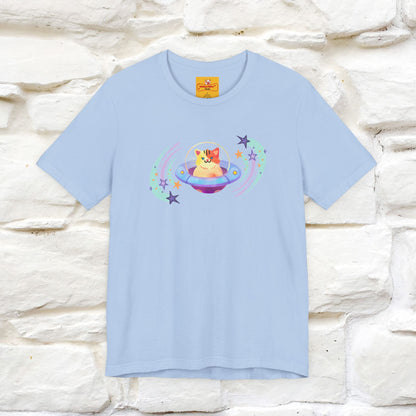 "Stay Positive'' Cat T-Shirt | Front & Back Design | Nunu&Miao Studio