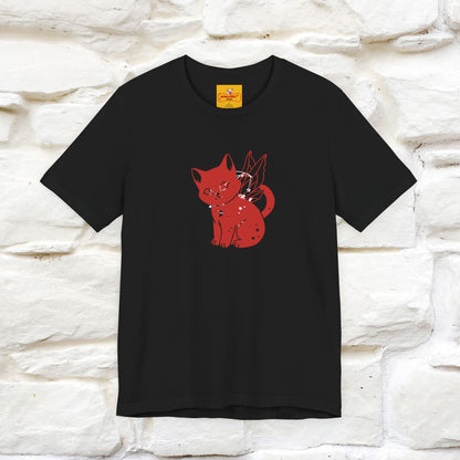 "Espoir Speranza Hope'' Cat T-Shirt Front and Back Design | Nunu&Miao Studio