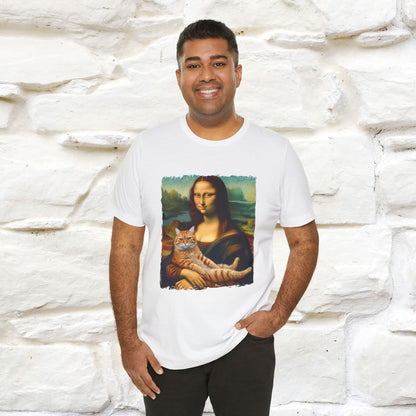 Mona Lisa’s Cat T-Shirt | Classic Art-Inspired Cat Tee for Men & Women | 100% Cotton*