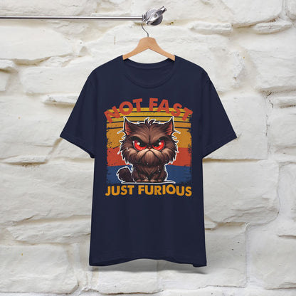 ''Not Fast Just Furious'' T-shirt for Man 100% Cotton* - Nunu&Miao Studio