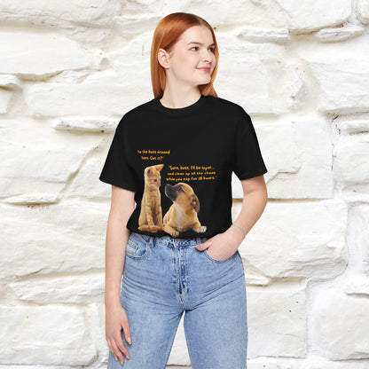 ''I am The Boss Here'' Funny Cat T-shirt for Men and Women  100% Cotton*