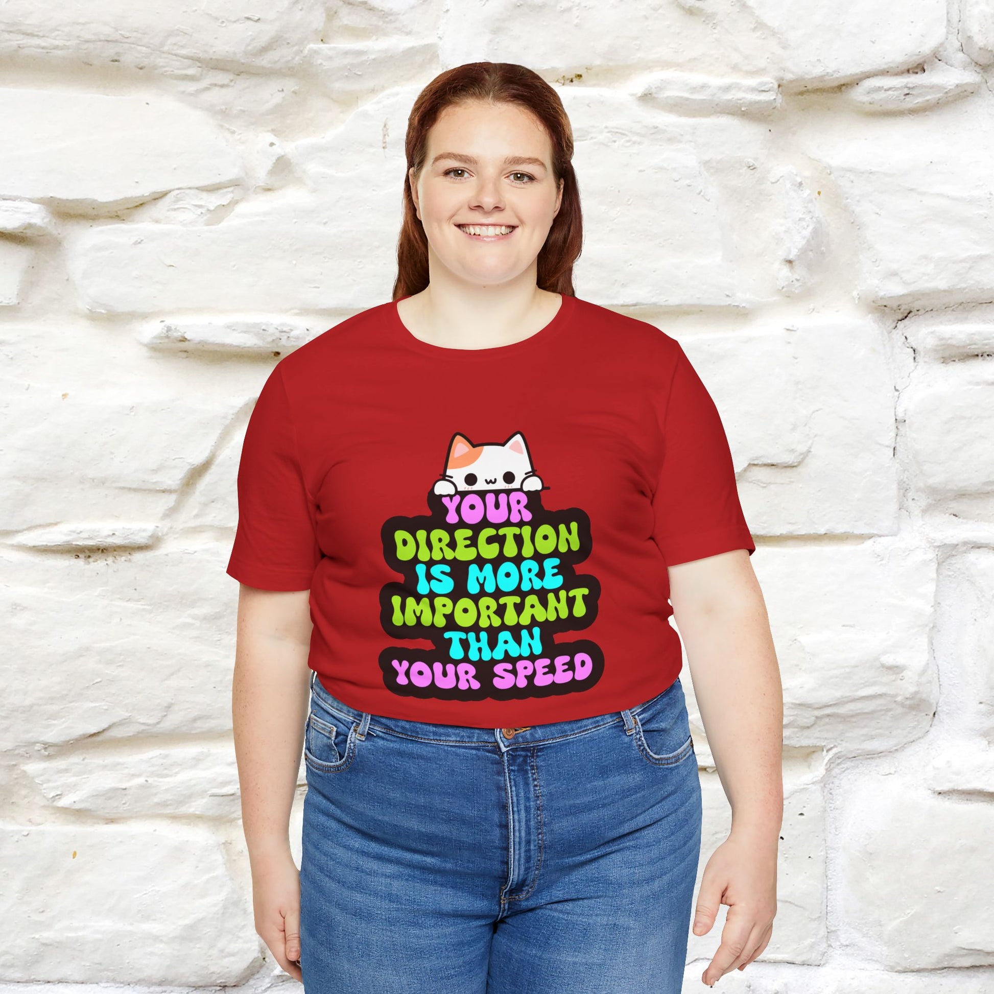 "Your Direction Is More ..." |  Cat T-shirt | Nunu&Miao Studio - Nunu&Miao Studio