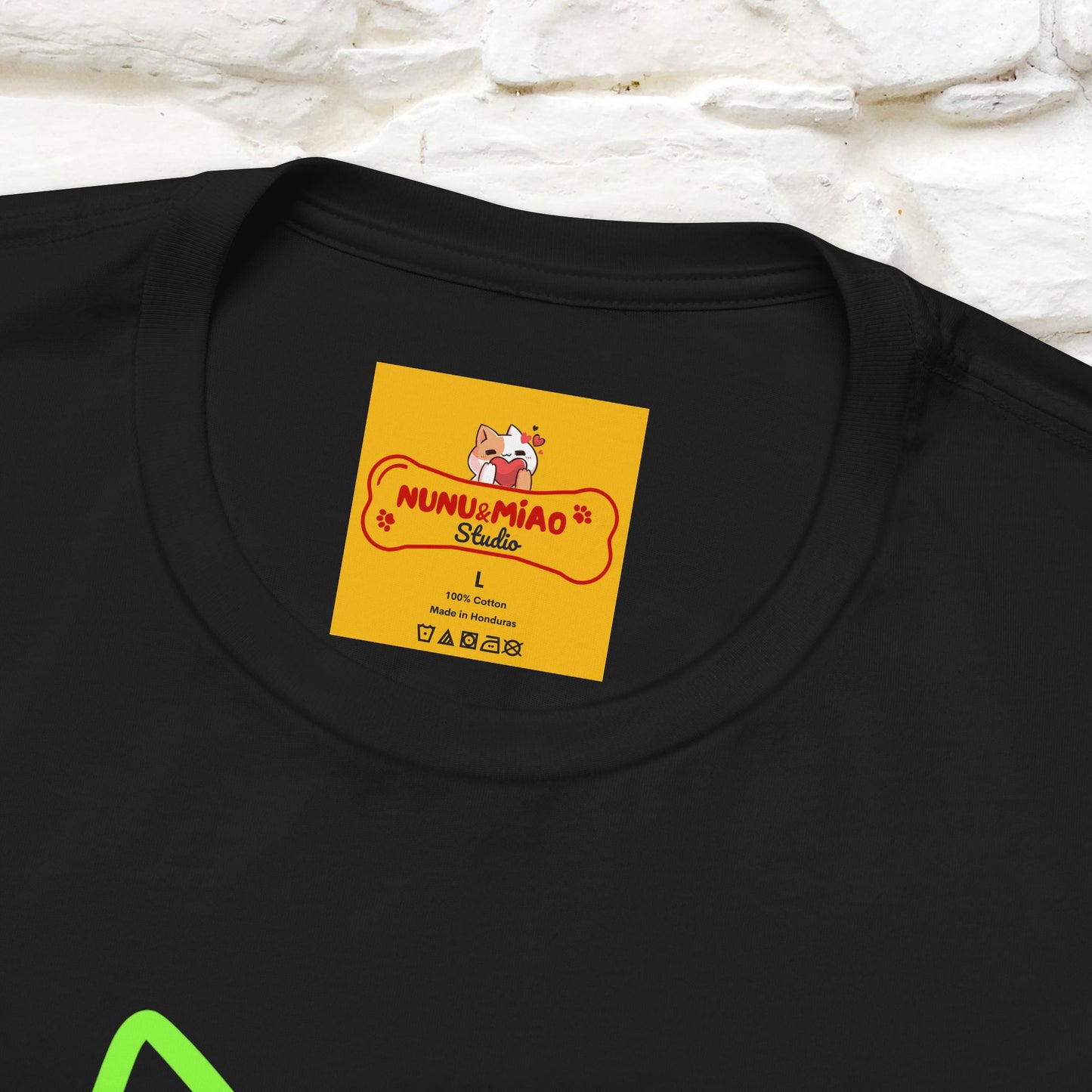 ''Everything Will Be Ok '' Cat T-Shirt Front and Back Design | Nunu&Miao Studio
