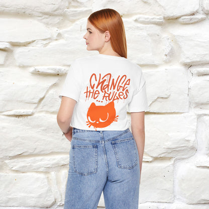 ''Change The Rules'' - Cat T-shirt -Nunu&Miao Studio