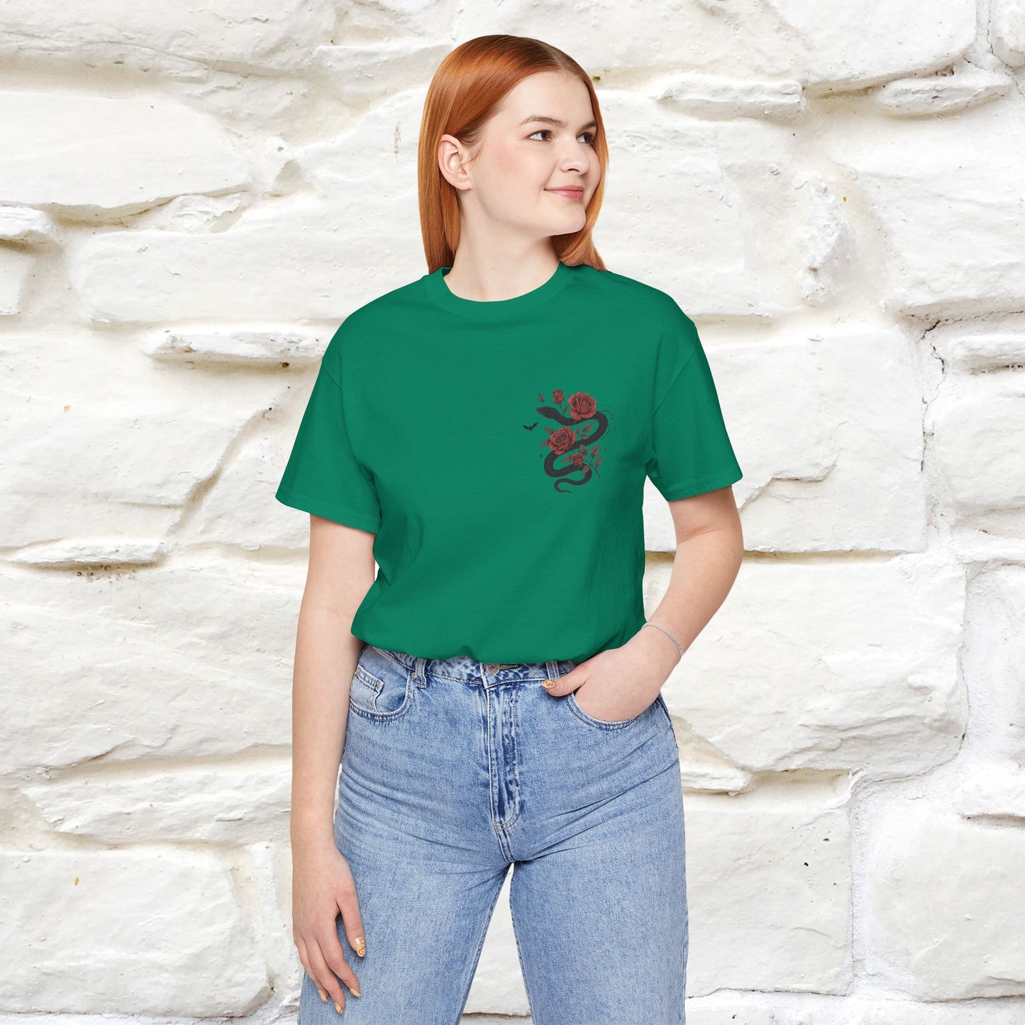 "The Rose and The Snake " Halloween T-shirt |Nunu&Miao Studio