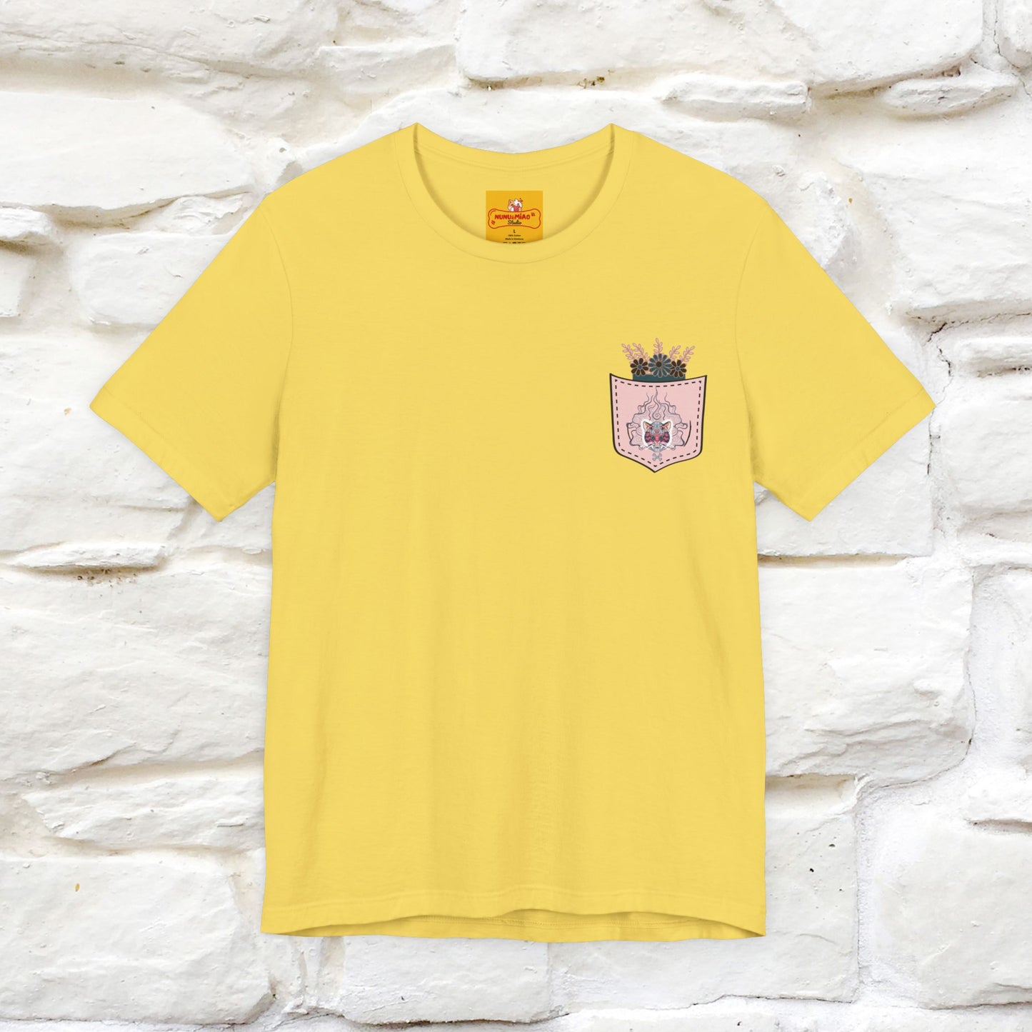 ''Air Fire Cat'' | Cat T-Shirt Front and Back Design | Nunu&Miao Studio
