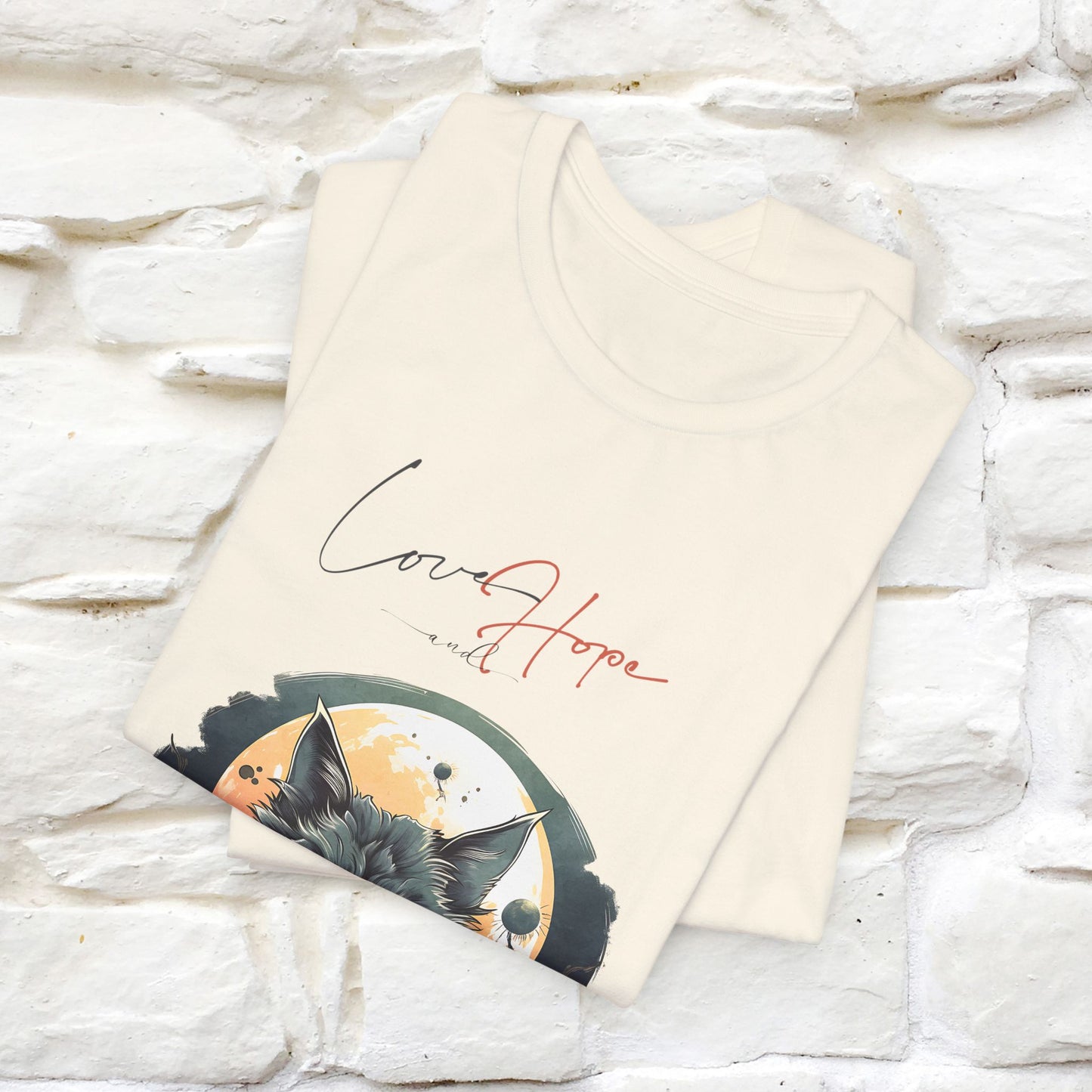 "Love and Hope" Cat T-Shirt for Men & Women | 100% Cotton* 🐾