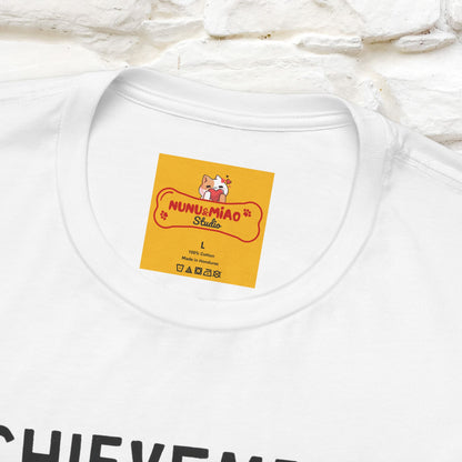 "Achievement Unlocked Bare Minimum." |Cat T-Shirt | Nunu&Miao Studio