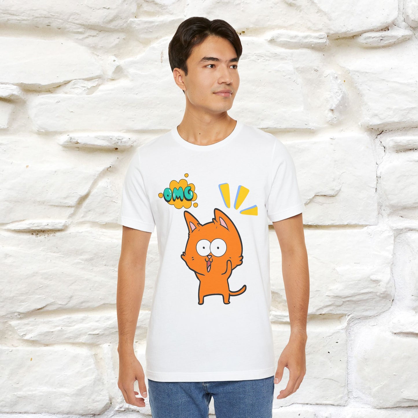 ''Oh My God'' Cat T-Shirt | Nunu&Miao Studio - Nunu&Miao Studio