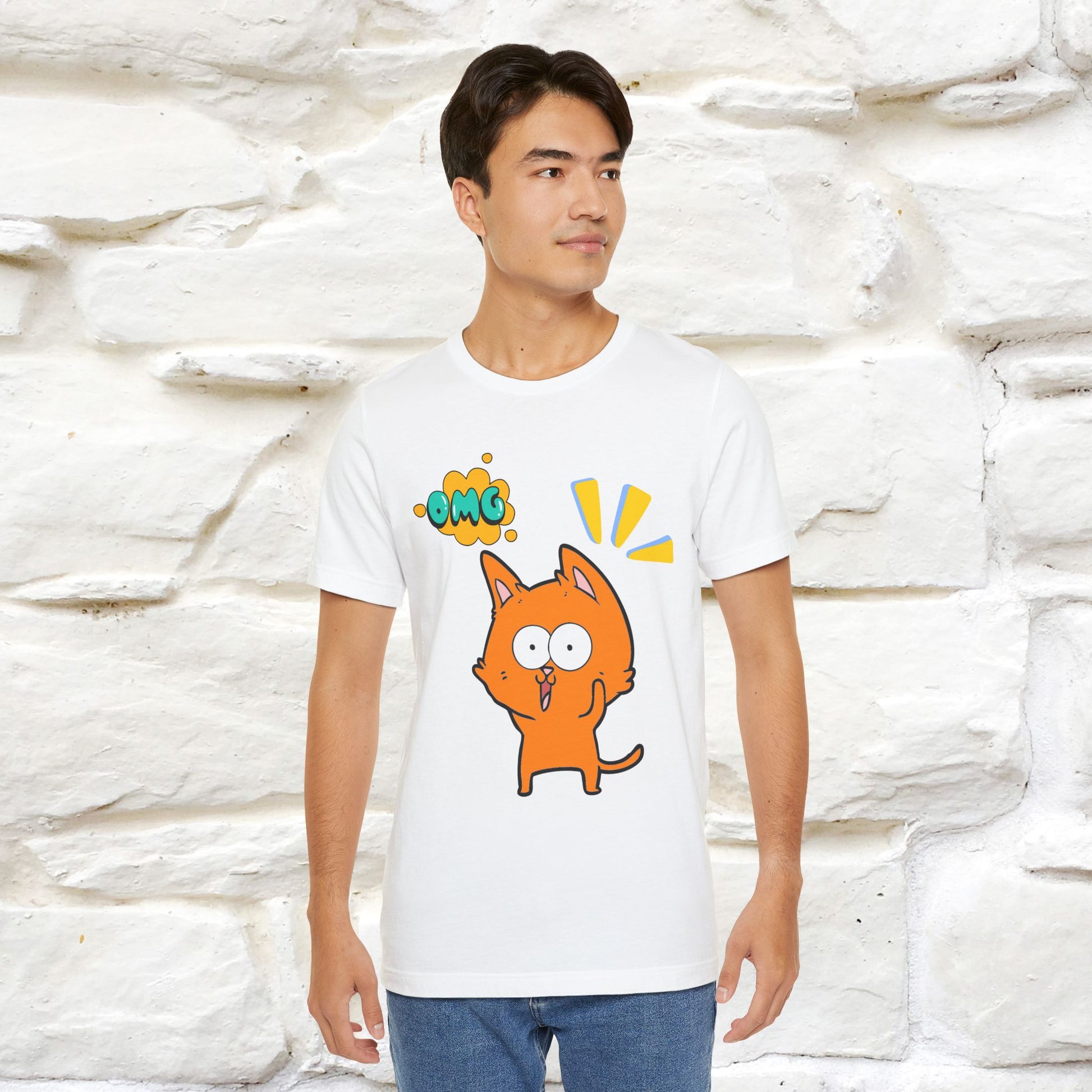 ''Oh My God'' Cat T-Shirt | Nunu&Miao Studio - Nunu&Miao Studio