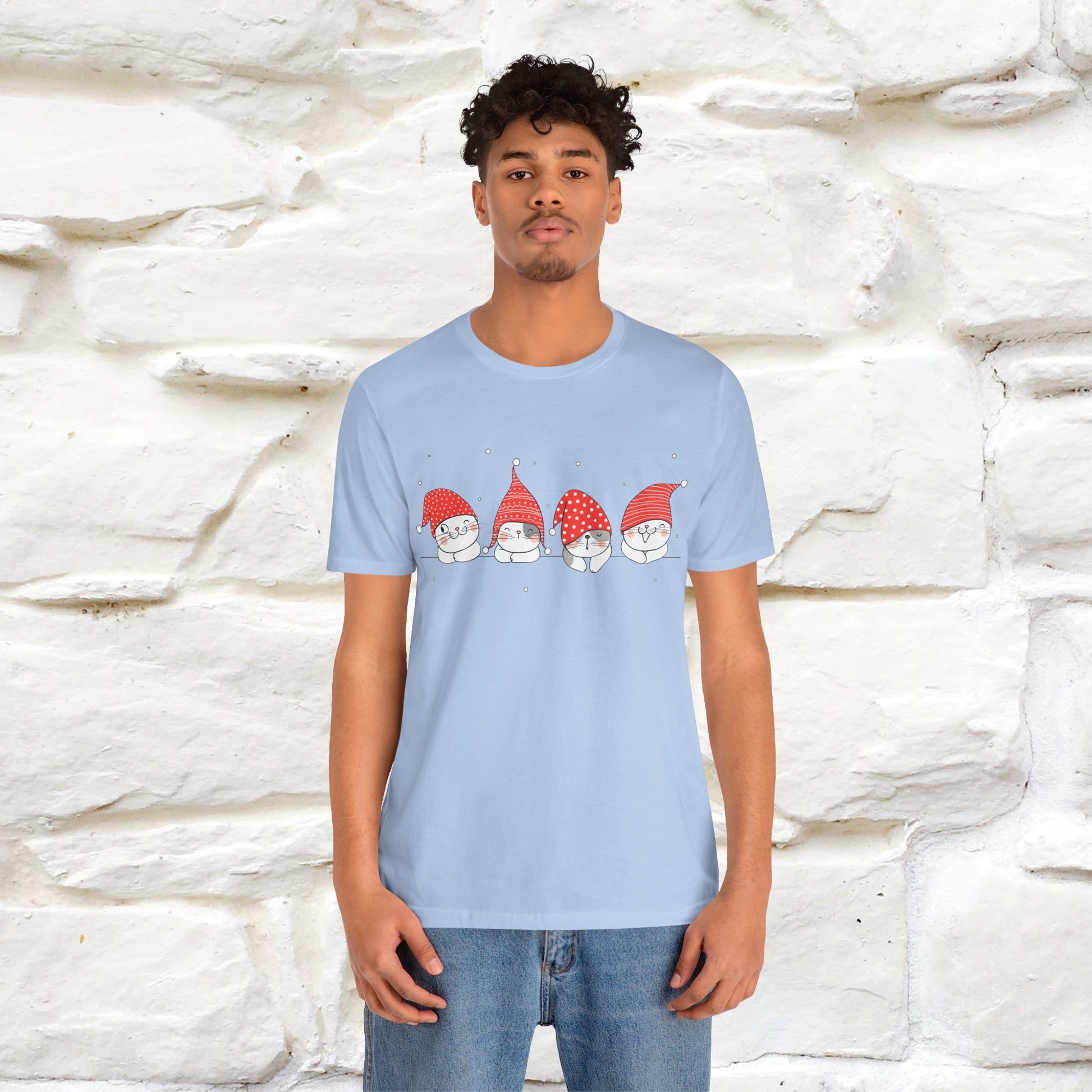 ''Christmas Cute'' |Cats T-shirt | Nunu&Miao Studio - Nunu&Miao Studio