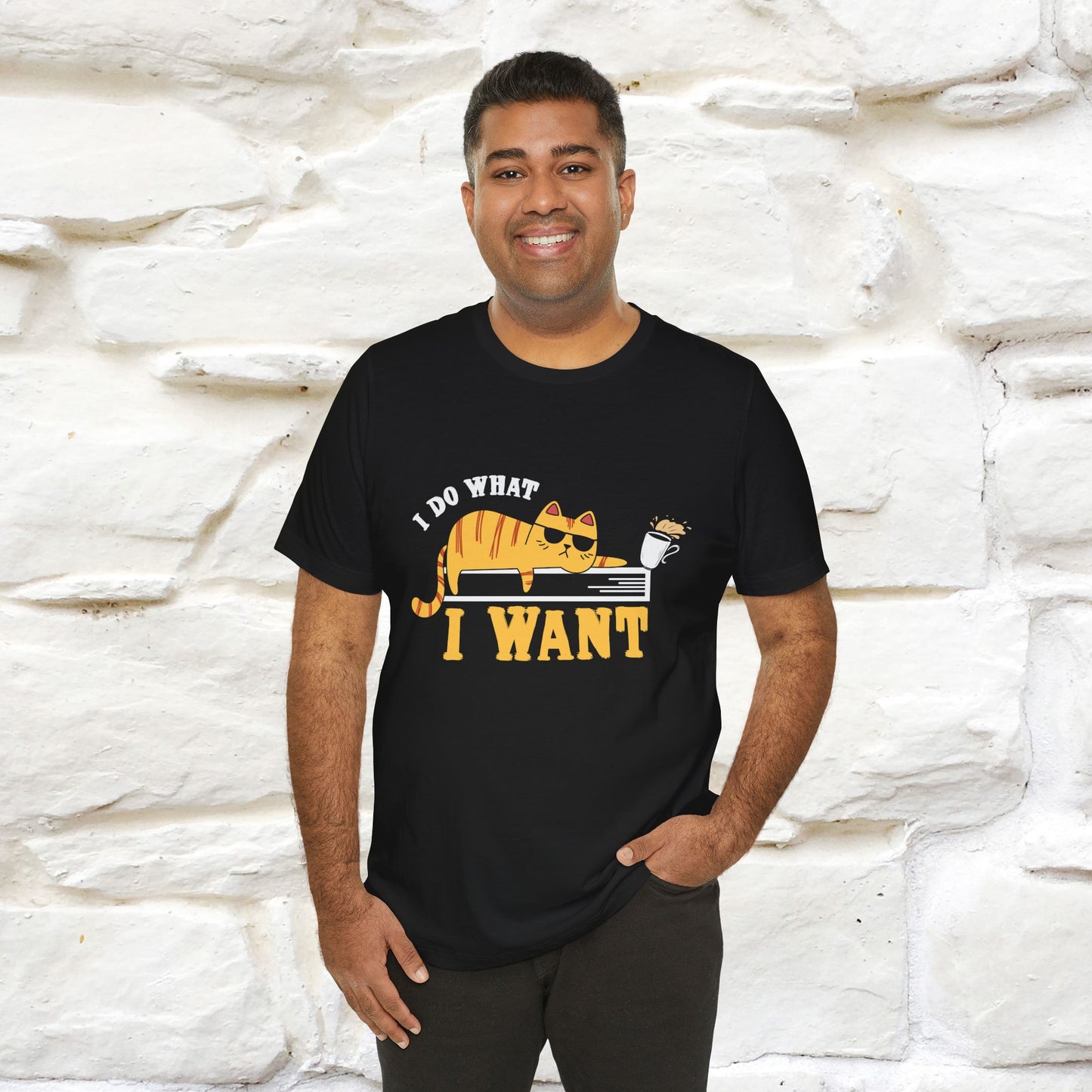 "I Do What I Want" Cute Cat T-Shirt for Men & Women | 100% Cotton*🐾