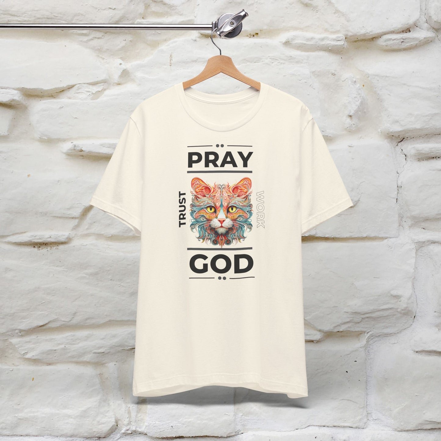 Pray, God, Trust, Work T-Shirt for Men & Women | 100% Cotton* Inspirational Tee